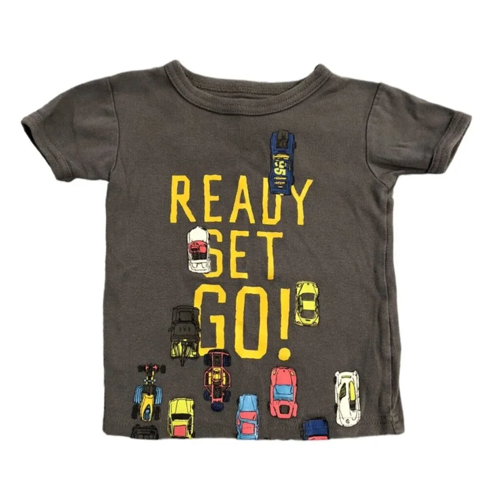 OshKosh 18m Hot Wheels Cars Pajamas Set